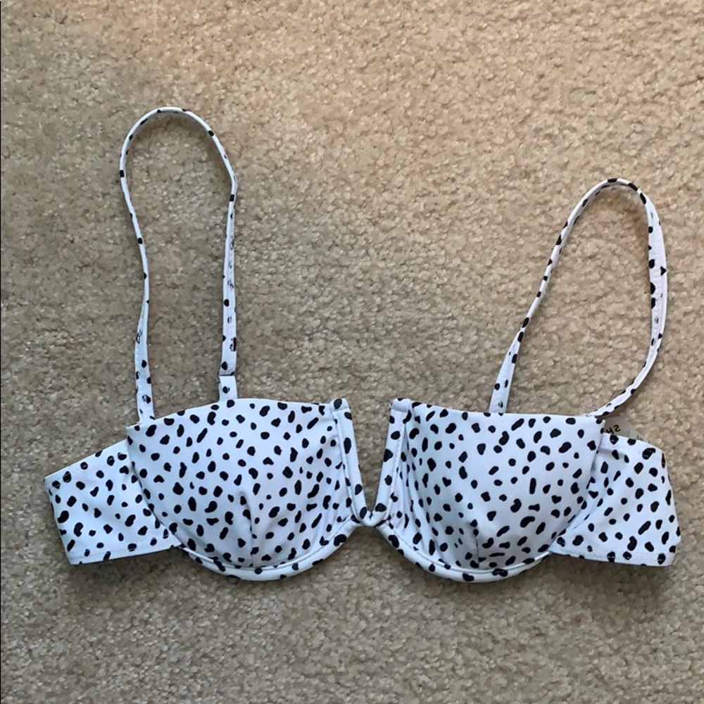 cow print bikini top